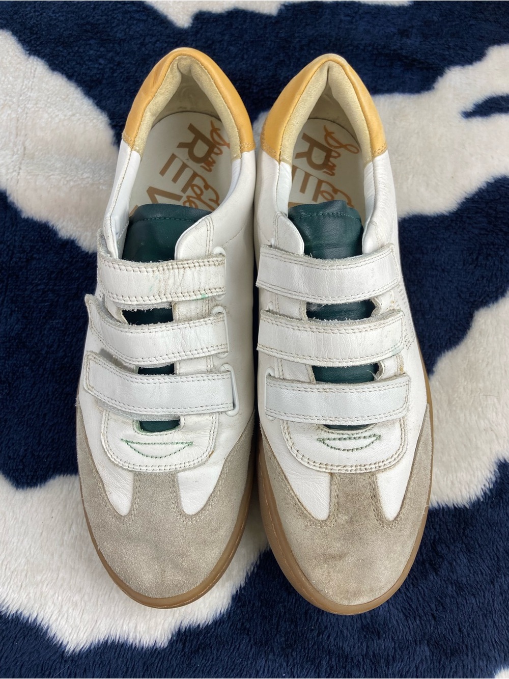 Sam Edelman Jo Triple Strap Reve Leather Shoes Sneakers Women’s 9.5 White